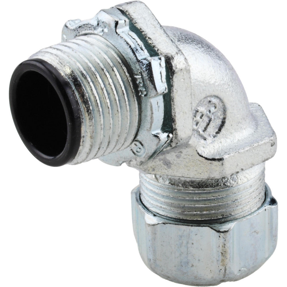 Thomas & Betts 5351HT Conduit Connector For Liquid-Tight, Steel, 3/8" Trade Size