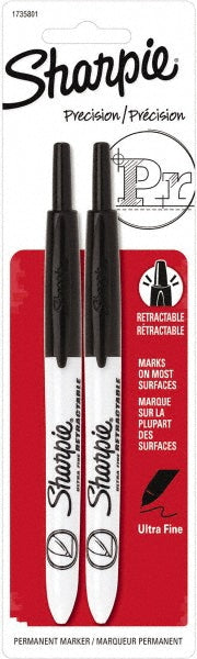 Sharpie 1735801 Permanent Marker Black, AP Non-Toxic, Ultra Fine Point