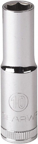 GEARWRENCH 80392 Deep Hand Socket 3/8" Drive, 10 mm Socket, 6-Point