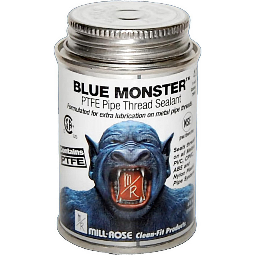Blue Monster 76001 Pipe Thread Sealant White, 4 oz Can, PTFE