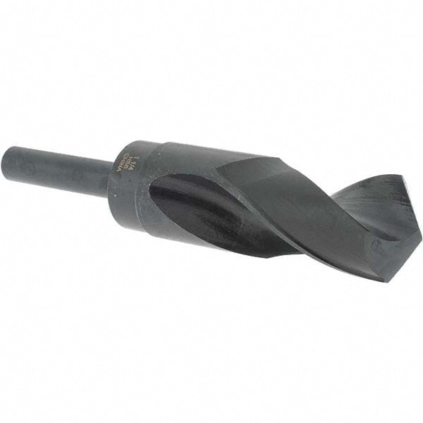 Cle-Force C68669 Reduced Shank Drill Bit 1-1/4'' Dia, 1/2'' Shank Dia, 118 °, High Speed Steel