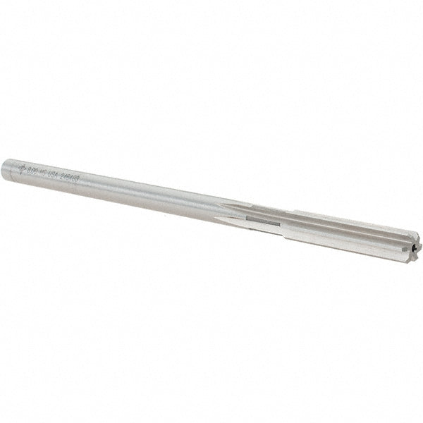 Cleveland C25668 Chucking Reamer 8 mm Dia, 152.40 mm OAL, 1-1/2" Flute Length, Straight Flute, Straight-Cylindrical Shank, HSS