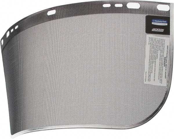 Jackson Safety 29055 Face Shield Windows & Screens Mesh Screen, Black, 8" High, 0.02" Thick