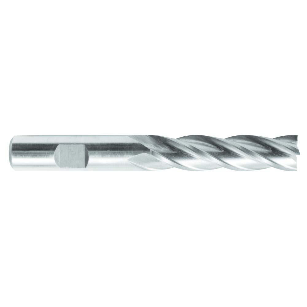 Melin Tool 11392 Square End Mill 9/16" Dia, 2-1/2" LOC, 4 Flute, Cobalt