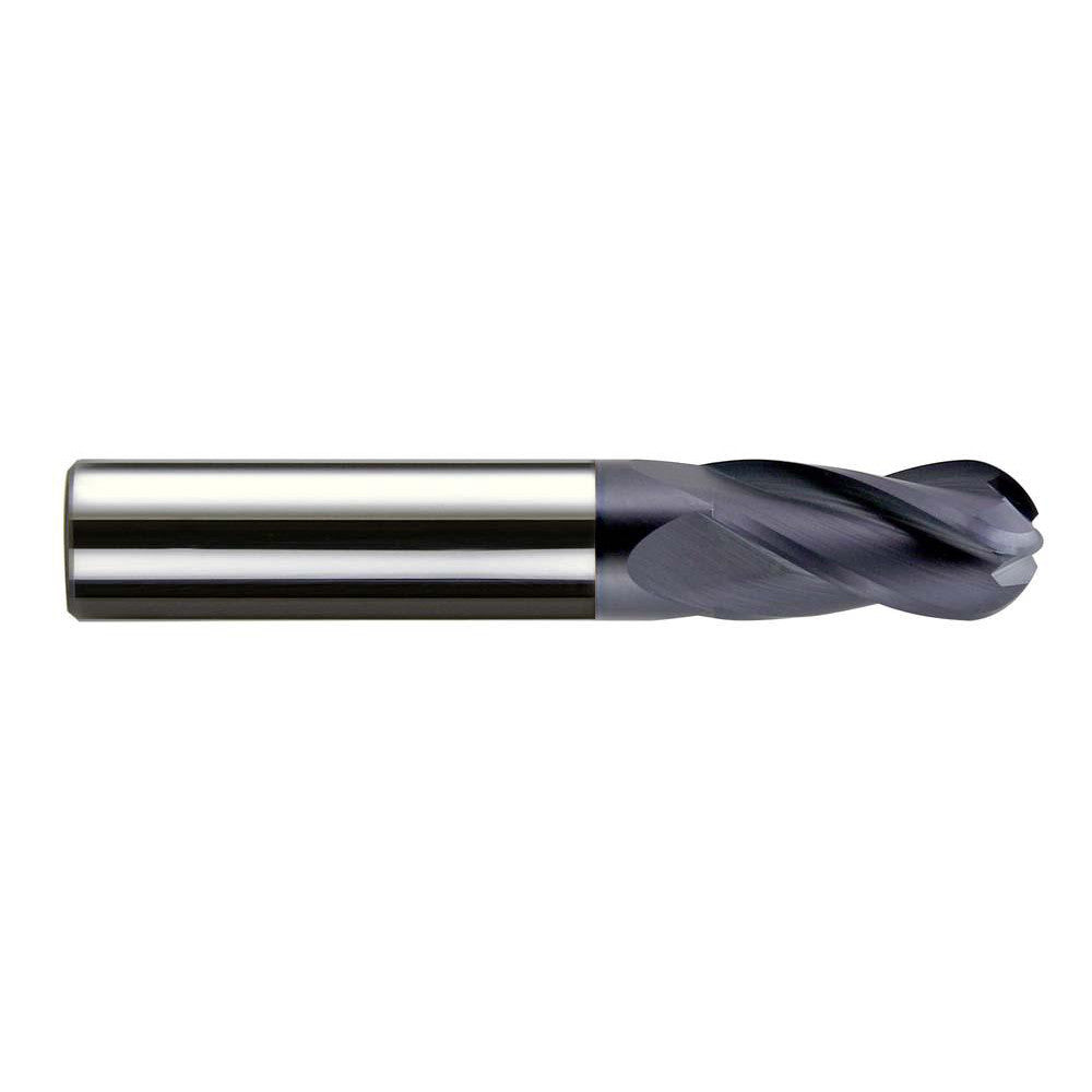 Melin Tool 54184-OLD Ball End Mill 0.375" Dia, 1" LOC, 4 Flute, Solid Carbide