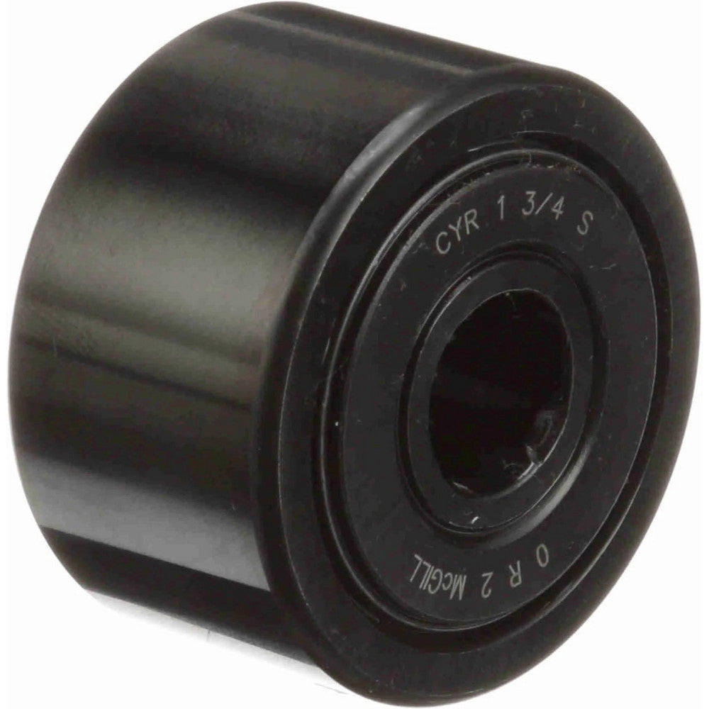 McGill 4160110000 Cam Yoke Roller Crowned, 0.5" Bore Dia, 1-3/4" Roller Dia, 1" Roller Width, Needle Roller Bearing