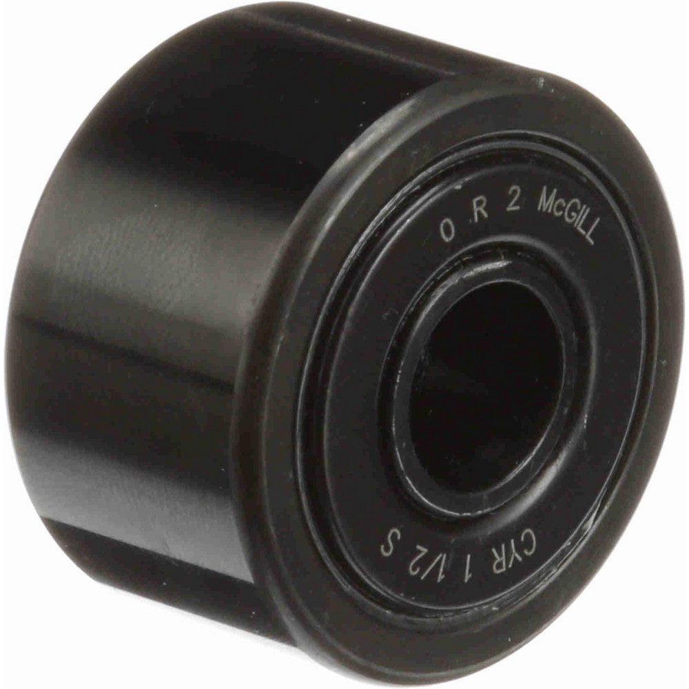 McGill 4140110000 Cam Yoke Roller Crowned, 0.4375" Bore Dia, 1-1/2" Roller Dia, 0.875" Roller Width, Needle Roller Bearing
