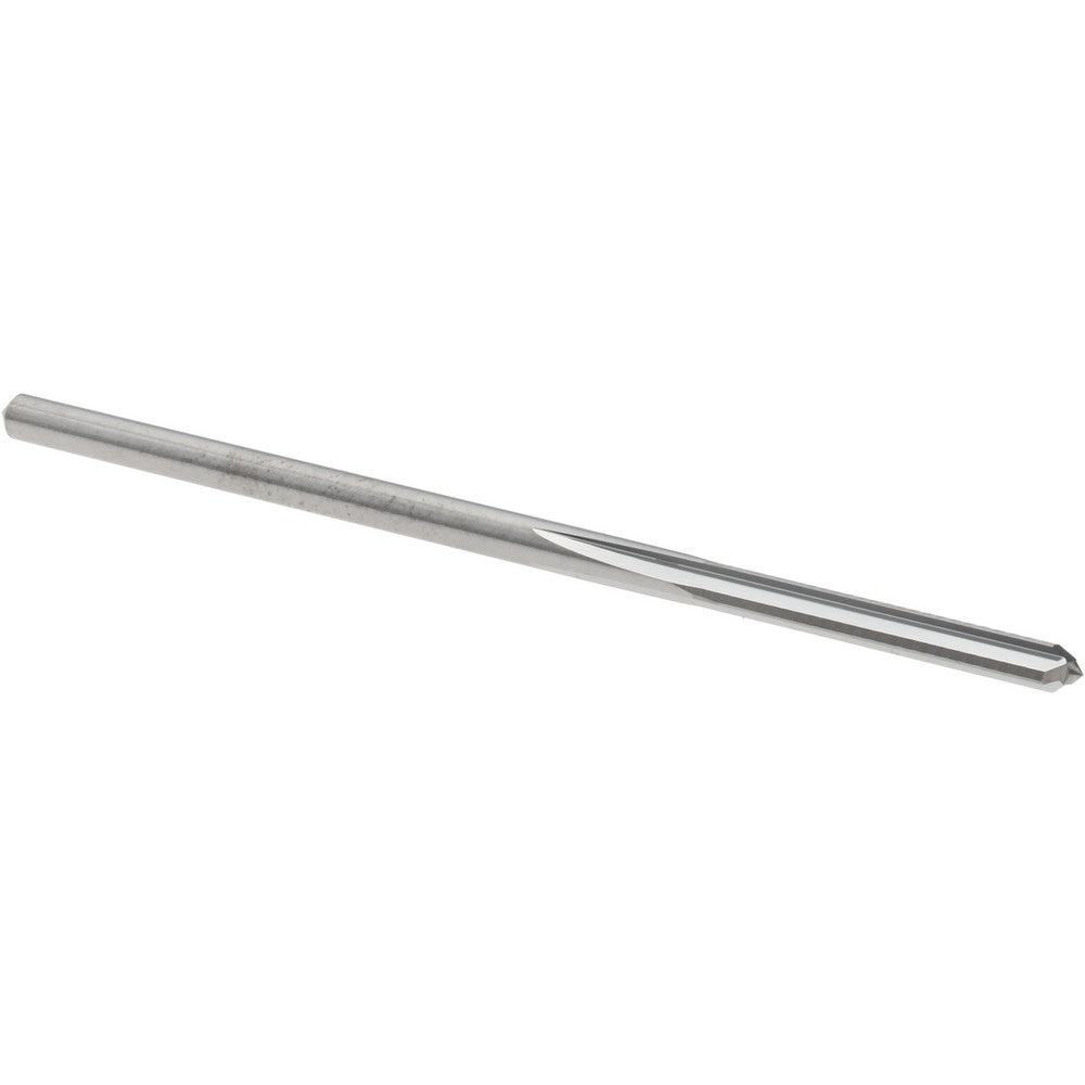 M.A. Ford 27208150 Chucking Reamer 0.0815" Dia, 2" OAL, 1/2" Flute Length, Straight Flute, Straight-Cylindrical Shank, Solid Carbide