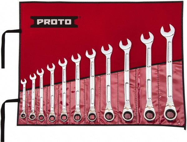 Proto JSCV-11SB Wrench Set 11 Pc, Inch