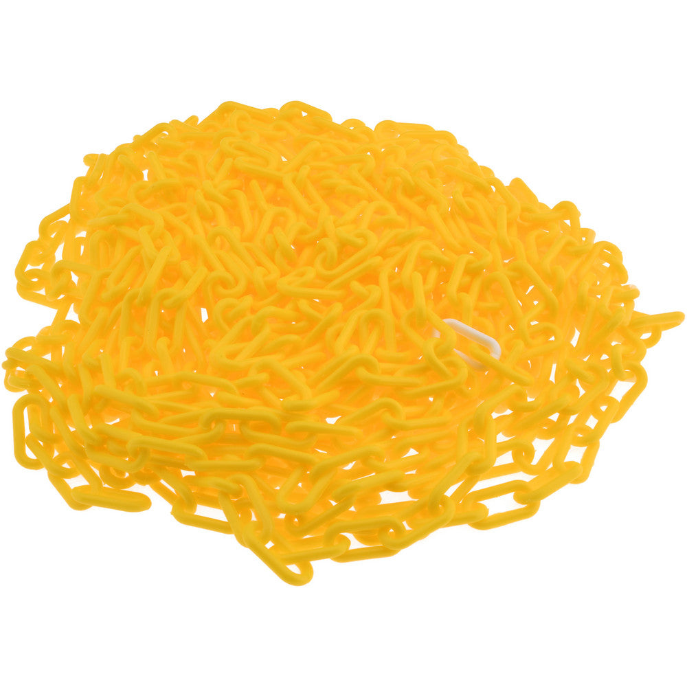PRO-SAFE CH-YWL-50A Chain Plastic, Yellow, 50' Long, 1-1/2" Wide