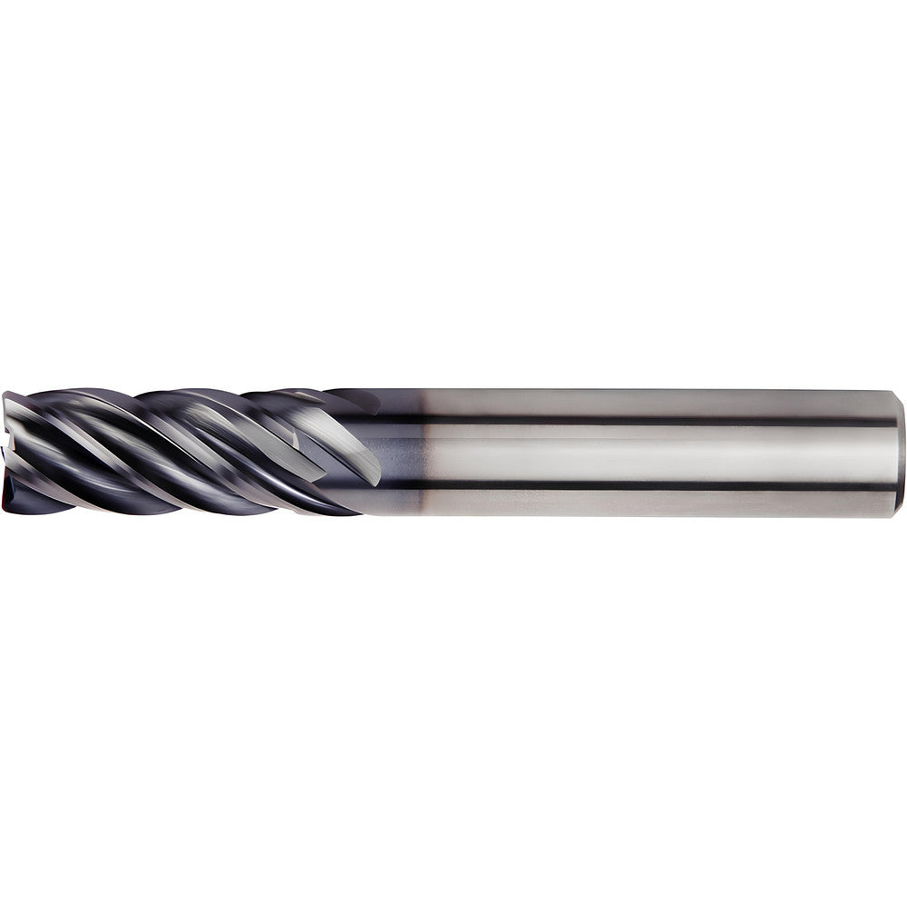 Kennametal 3524443 Corner Radius End Mill 10 mm Dia, 22 mm LOC, 0.5 mm Radius, 5 Flutes, Solid Carbide