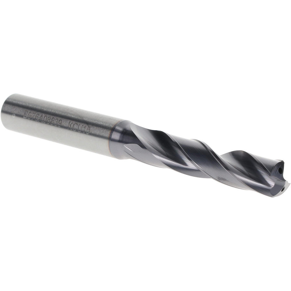 Kennametal 4054510 Screw Machine Length Drill Bit Letter S, 140 deg Point, Solid Carbide