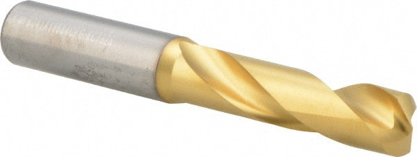 Kennametal 4150342 Screw Machine Length Drill Bit 37/64" (0.5781) Dia, 140 deg, Solid Carbide