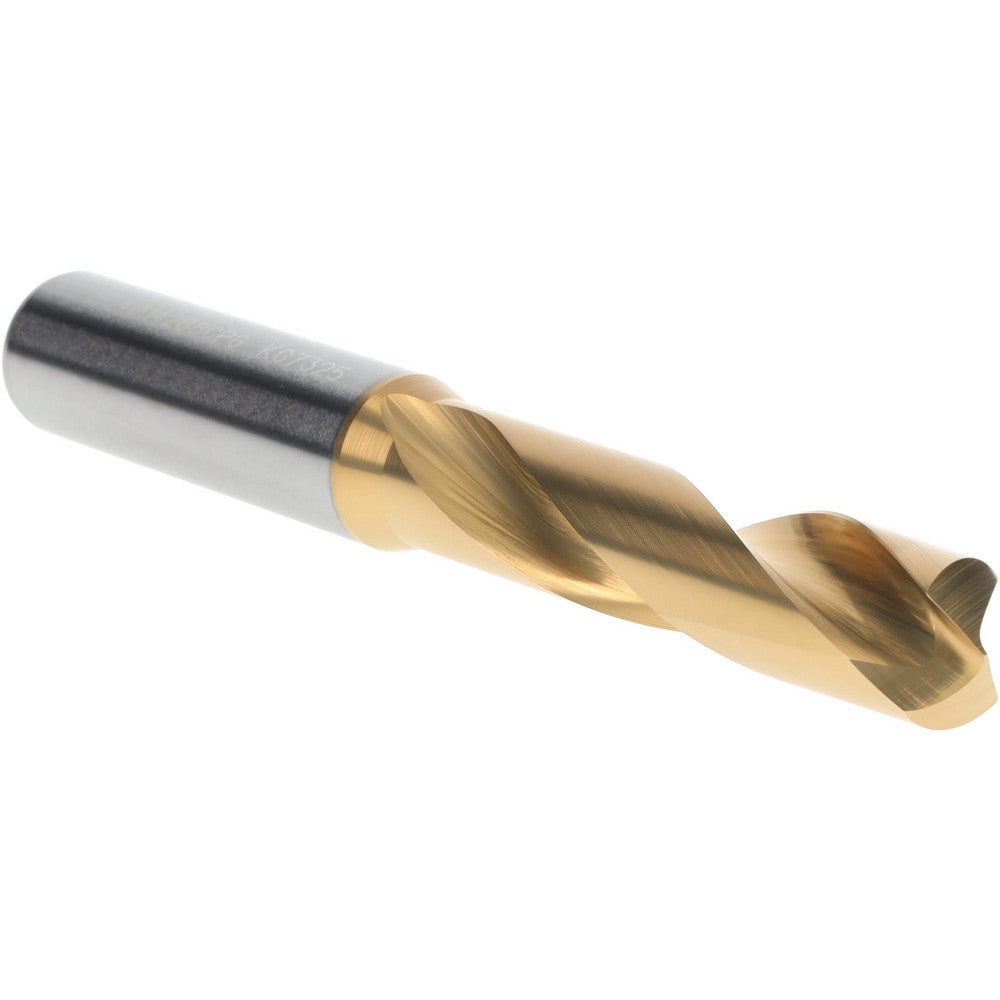 Kennametal 4150337 Screw Machine Length Drill Bit 9/16" Dia, 140 deg Point, Solid Carbide