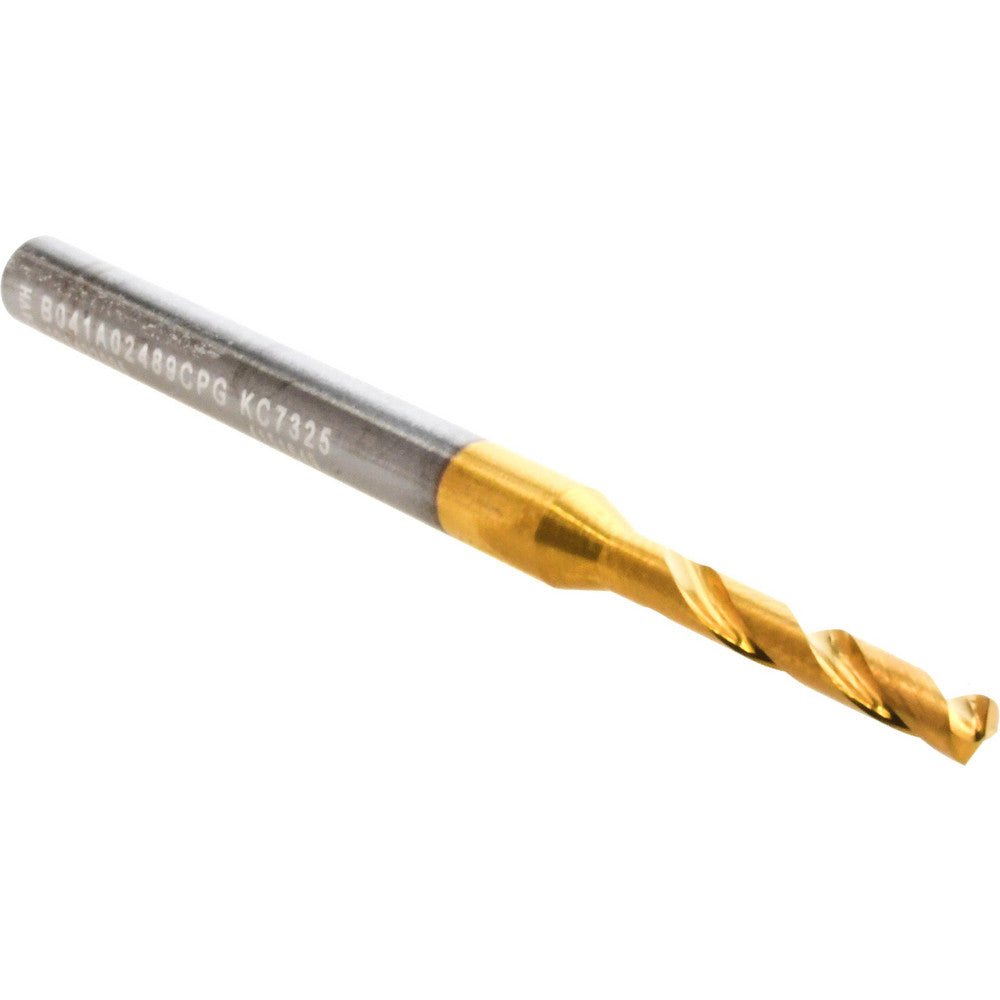 Kennametal 4151649 Screw Machine Length Drill Bit #40 (0.0980) Dia, 140 deg, Solid Carbide