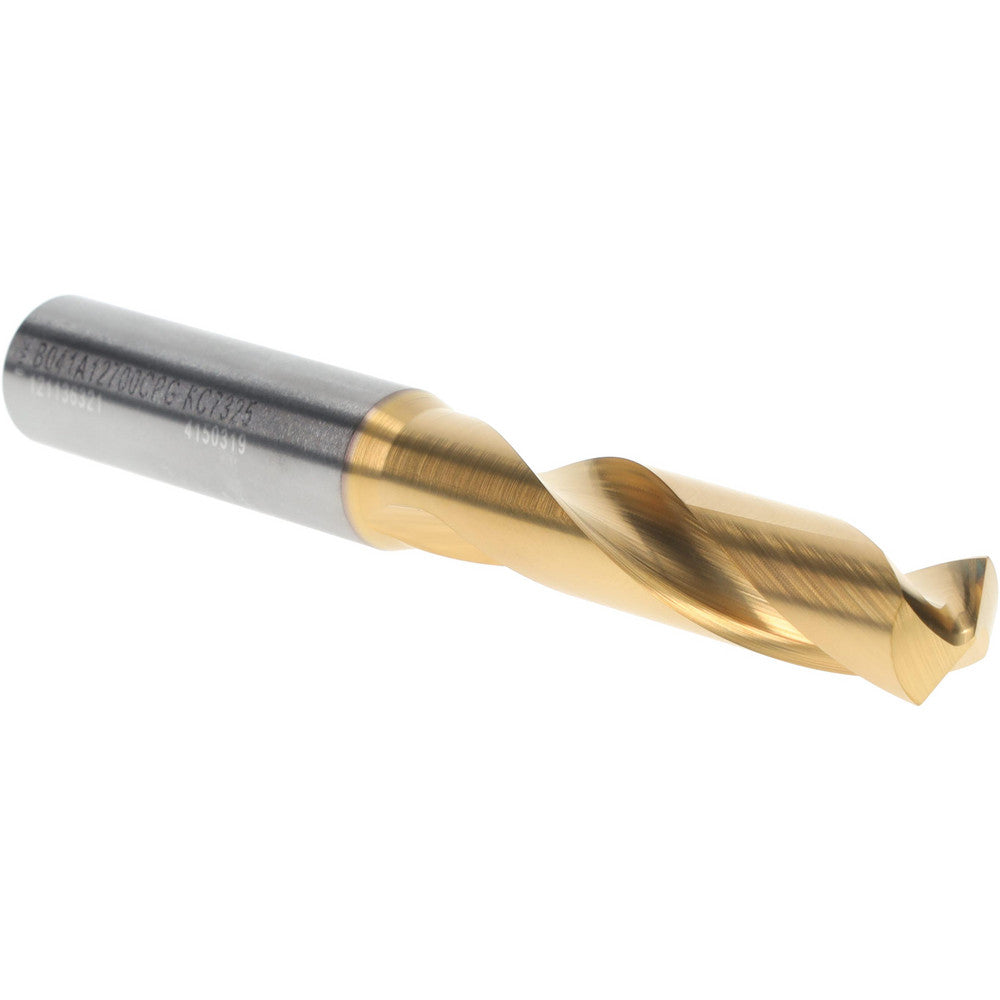 Kennametal 4150319 Screw Machine Length Drill Bit 1/2" Dia, 140 deg Point, Solid Carbide