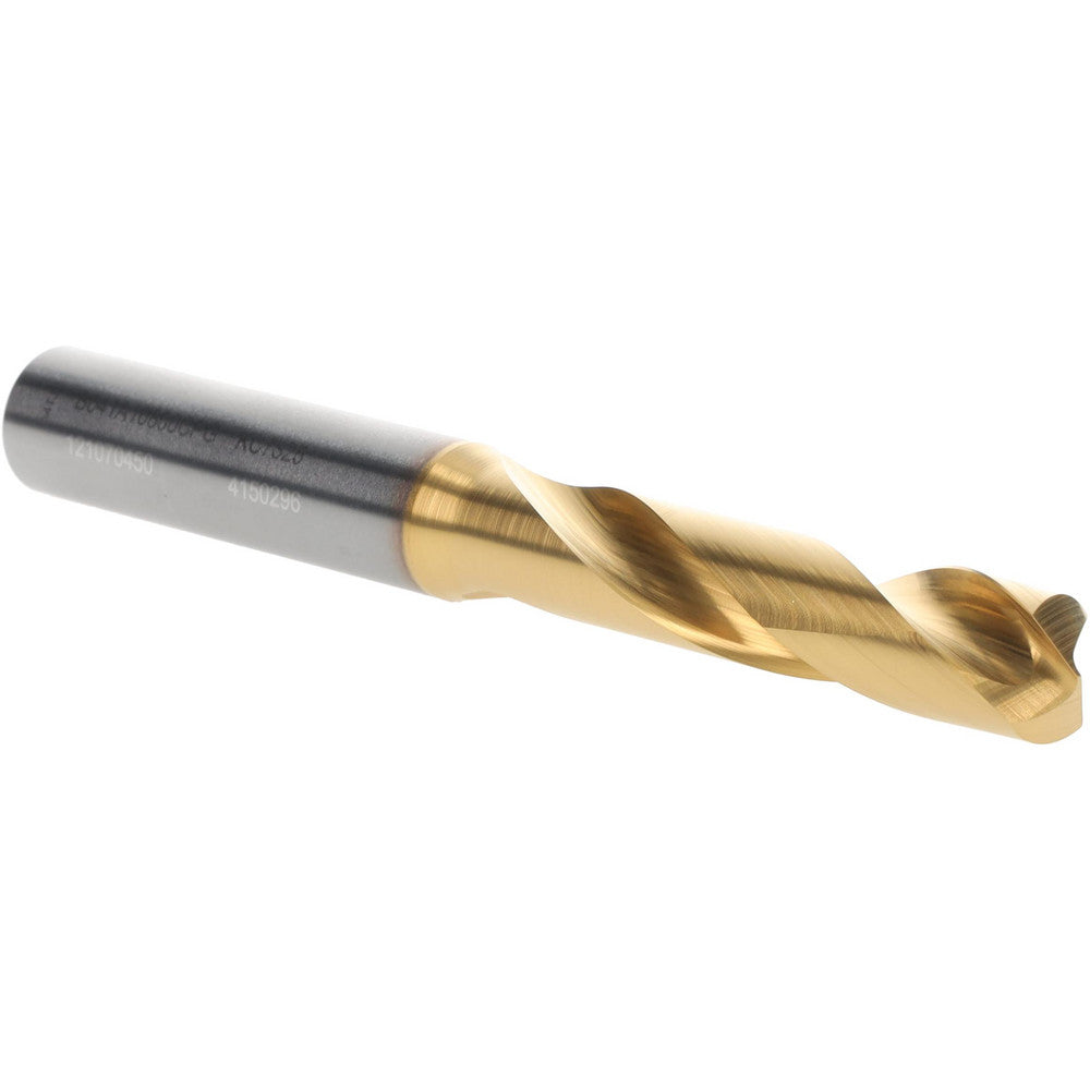 Kennametal 4150296 Screw Machine Length Drill Bit 10.80 mm Dia, 140 deg Point, Solid Carbide