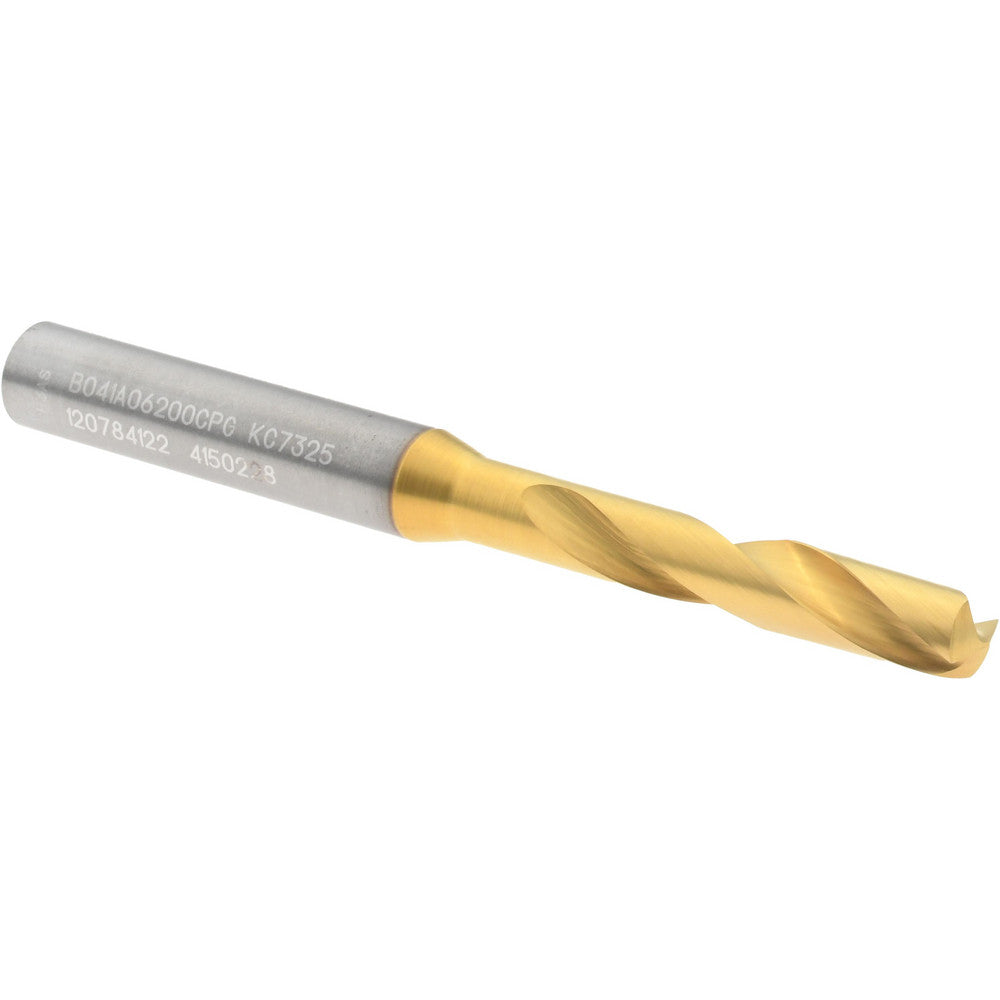 Kennametal 4150228 Screw Machine Length Drill Bit 6.20 mm Dia, 140 deg Point, Solid Carbide