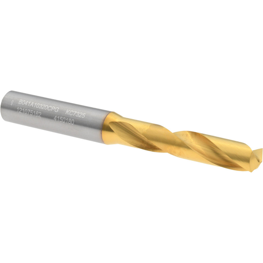Kennametal 4150180 Screw Machine Length Drill Bit 13/32" Dia, 140 deg Point, Solid Carbide