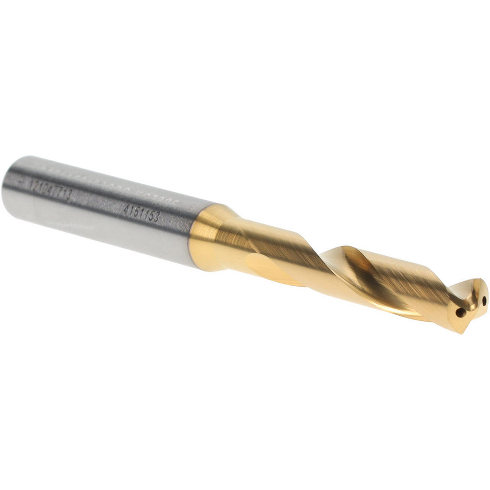 Kennametal 4151153 Screw Machine Length Drill Bit 6.40 mm Dia, 140 deg Point, Solid Carbide