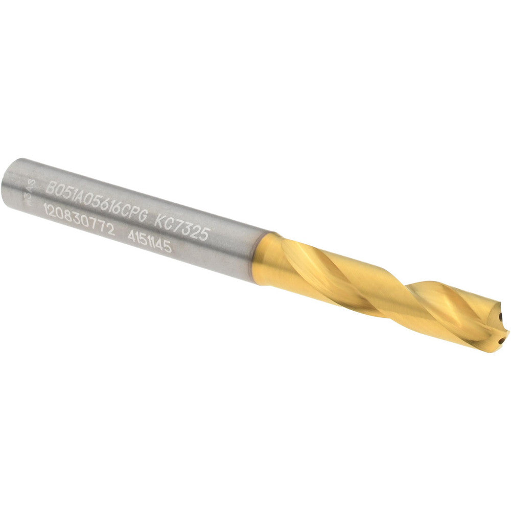 Kennametal 4151145 Screw Machine Length Drill Bit Size #2, 140 deg Point, Solid Carbide