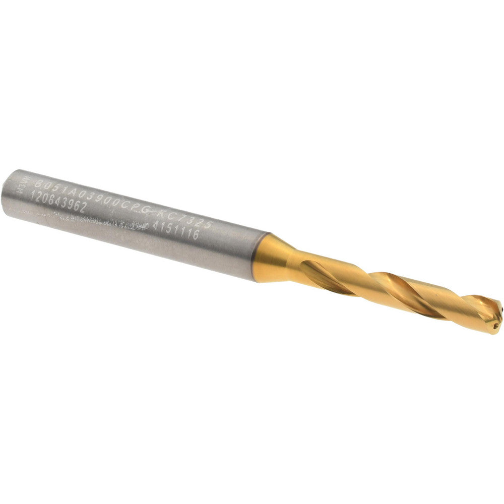 Kennametal 4151116 Screw Machine Length Drill Bit 3.90 mm Dia, 140 deg Point, Solid Carbide
