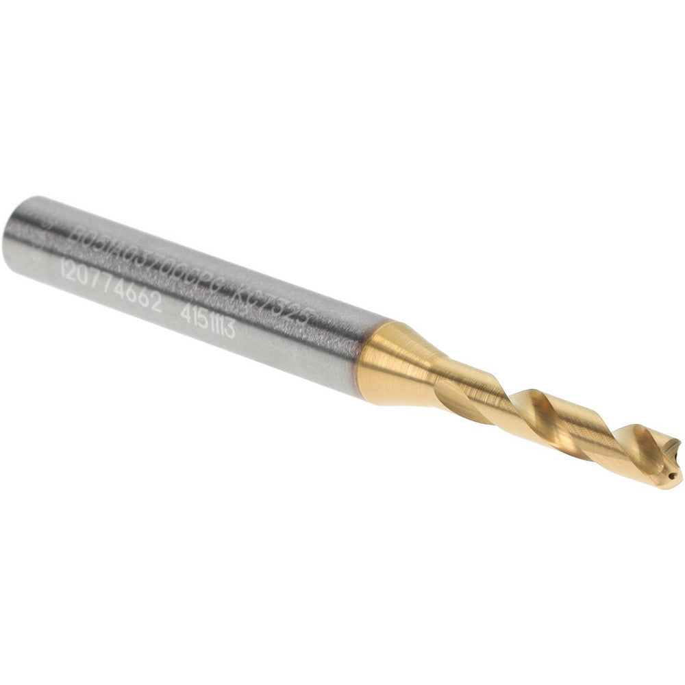 Kennametal 4151113 Screw Machine Length Drill Bit 3.70 mm Dia, 140 deg Point, Solid Carbide