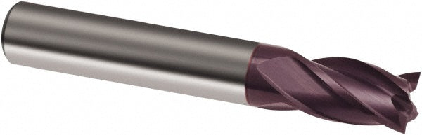 Guhring 9030930095200 Corner Chamfer End Mill 3/8" Dia, 5/8" LOC, 4 Flute, Solid Carbide