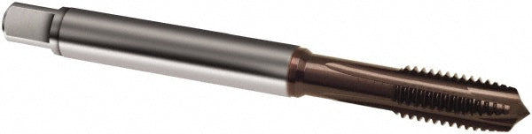 Guhring 9029180079380 Spiral Point Tap 5/16-18, UNC, 4 Flutes, Plug, 3B, Powdered Metal, TiAlN Finish
