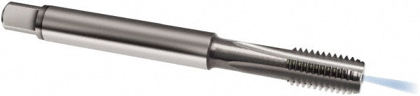 Guhring 9009690040000 Straight Flute Tap M4x0.7 Metric, 3 Flute, Modified Bottoming Chamfer, 6H Class of Fit, Solid Carbide, Bright/Uncoated Finish