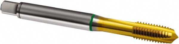 Guhring 9010100080000 Spiral Point STI Tap M8 x 1.25 Metric Coarse, 3 Flutes, Plug, Cobalt, TiN Finish