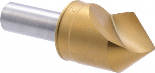 M.A. Ford 61T100002 Countersink 1" Head Dia, 82.00 deg Included Angle, 1 Flute, High-Speed Steel, Right Hand Cut
