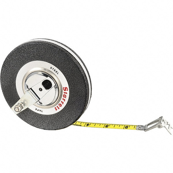 Starrett 65949 Tape Measure 50' Long, 3/8" Width, Yellow Blade