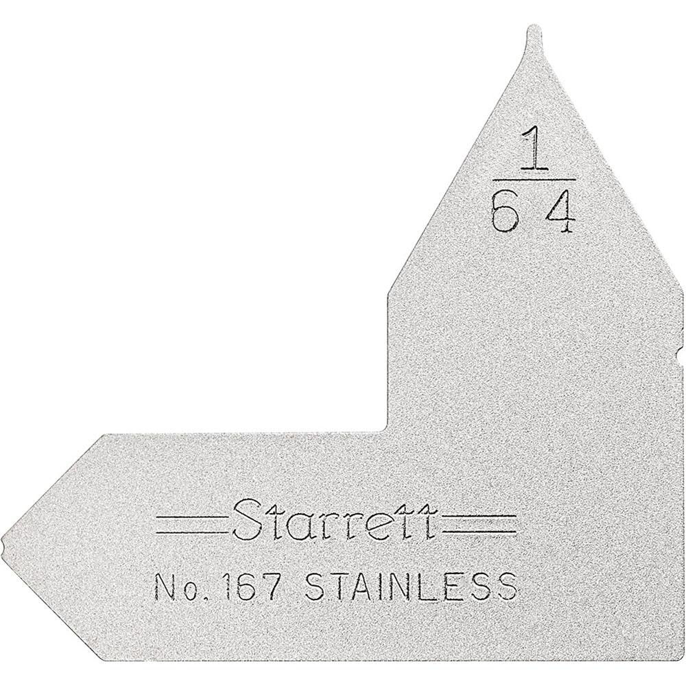 Starrett 50646 1/64 Inch Radius Gage