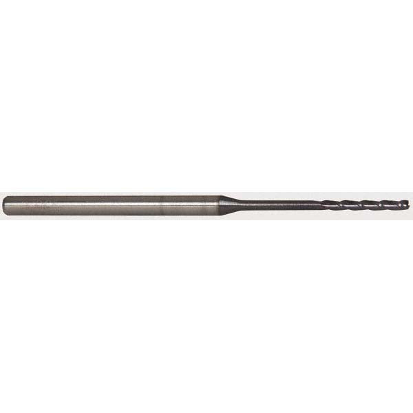 Accupro 14797245 Square End Mill 0.065'' Dia, 1/2'' LOC, 1/8'' Shank Dia, 2-1/2'' OAL, 3 Flutes, Solid Carbide