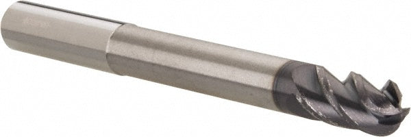 Accupro 58747346 Ball End Mill 0.375" Dia, 0.75" LOC, 4 Flute, Solid Carbide
