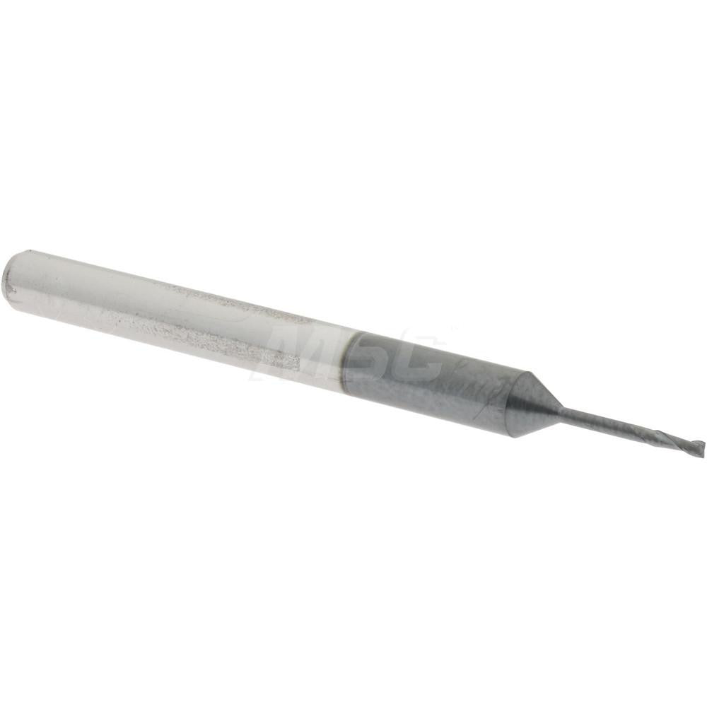 Accupro 58747452 Square End Mill 1/32'' Dia, 3/32'' LOC, 1/8'' Shank Dia, 1-1/2'' OAL, 2 Flutes, Solid Carbide