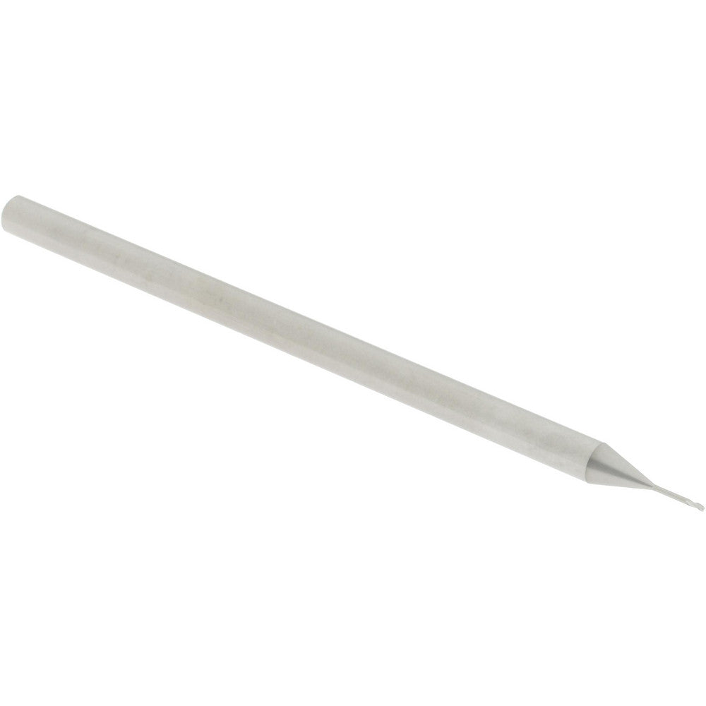 Accupro 14797148 Square End Mill 1/64'' Dia, 1/32'' LOC, 1/8'' Shank Dia, 2-1/2'' OAL, 3 Flutes, Solid Carbide