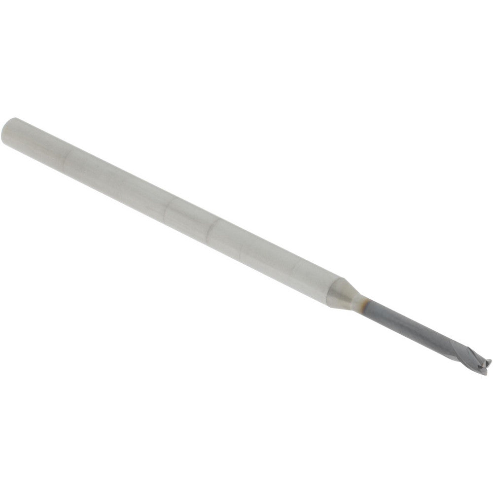 Accupro 14797252 Square End Mill 0.075'' Dia, 0.112'' LOC, 1/8'' Shank Dia, 2-1/2'' OAL, 3 Flutes, Solid Carbide