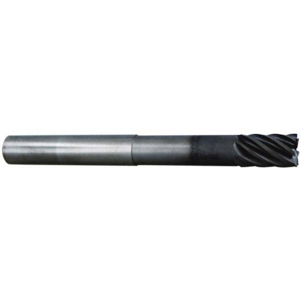 Accupro 58750696 Corner Radius End Mill 3/8" Dia, 1/2" LOC, 0.03" Radius, 7 Flutes, Solid Carbide