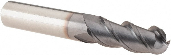 Regal Cutting Tools 090224RM Ball End Mill 0.375" Dia, 1" LOC, 3 Flute, Solid Carbide