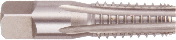 Regal Cutting Tools 008769AS Interrupted Thread Pipe Taps Thread Size (Inch) 3/8-18 in Thread Standard NPT Material High Speed Steel Number of Flutes 5.0 Threads Per Inch 18 Projection 0.4540 in Finish Bright Overall Length (Inch) 2-9/16 2.5625 in Thread Length (Inc