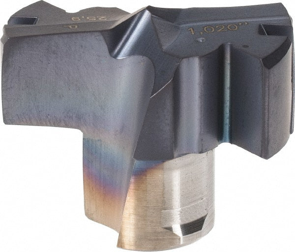 Iscar 5585058 Replaceable Drill Tips FCP1020 IC908, 1.0200" Dia, 25.91 mm Dia, 140 deg Point, IC908