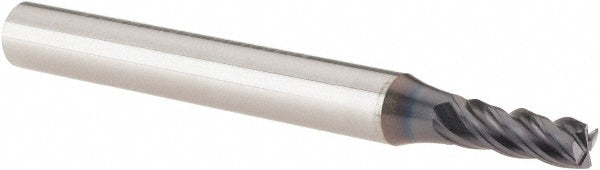 Kyocera SGS Precision Tools 46852 Corner Radius End Mill 4.00 mm Dia, 11.00 mm LOC, 0.30 mm Radius, 4 Flute, Solid Carbide