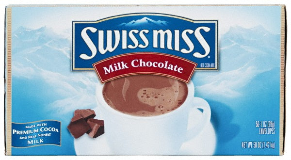 Swiss Miss SWM47491 Pack of (50) Swiss Miss Regular Hot Chocolate Mix Packets Hot Cocoa Mix