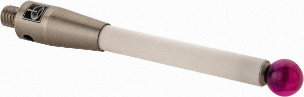 Renishaw A-5000-3709 CMM Ball Stylus 6 mm Ball Dia, 50 mm OAL, M4