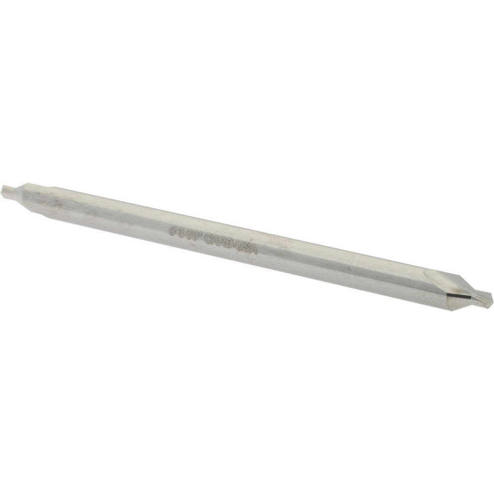Hertel 300-005003 Combo Drill & Countersink #3, 1/4" Body Dia, 118°, Solid Carbide