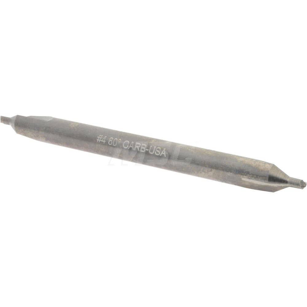 Hertel 300-005004 Combo Drill & Countersink #4, 5/16" Body Dia, 118°, Solid Carbide