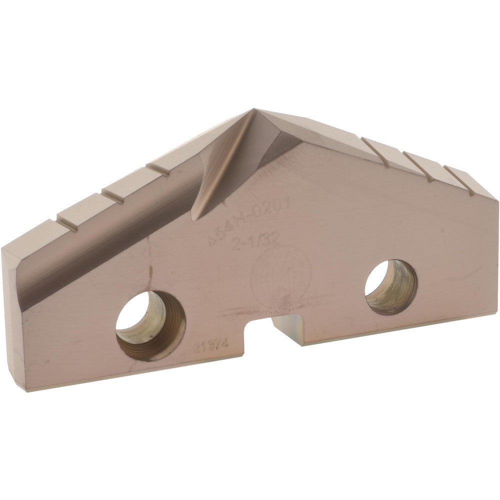 Allied Machine and Engineering 454H-0201 Spade Drill Insert 2-1/32" Dia, Seat Size 4, Cobalt, 132 deg Point