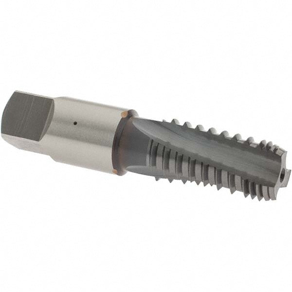 OSG 1205400308 1/4-18 NPTF, 3 Flutes, TiCN Coated, High Speed Steel, Interrupted Thread Pipe Tap